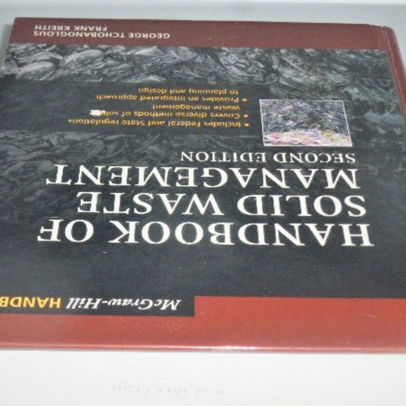 2002 Handbook of Solid Waste Management Tchobanoglous Kreith 2nd Edition - Picture 2 of 15